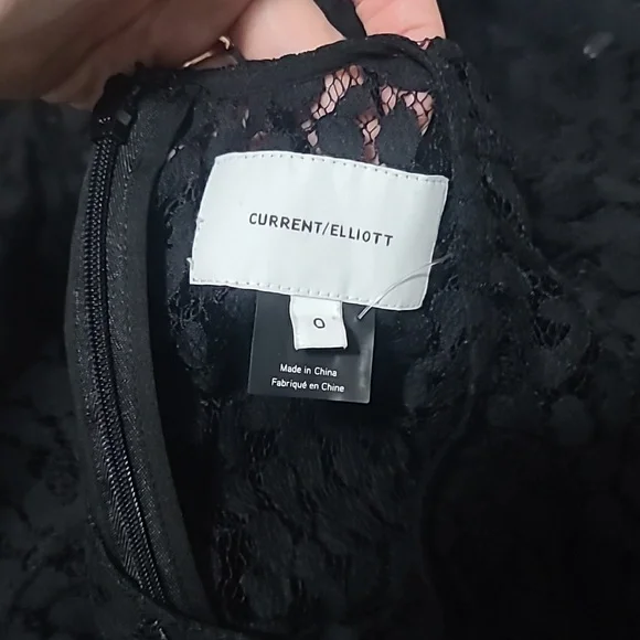 Current/Elliot The Rin Leopard Lace Design Top Size 0 - Picture 8 of 10